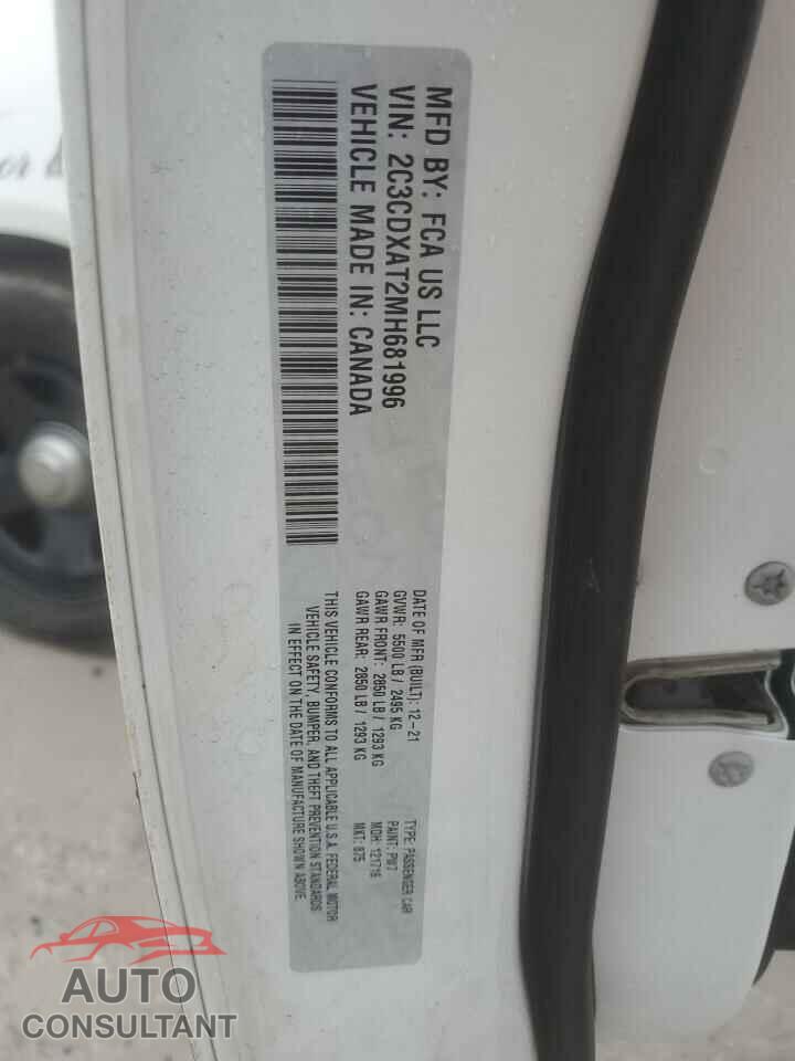DODGE CHARGER 2021 - 2C3CDXAT2MH681996