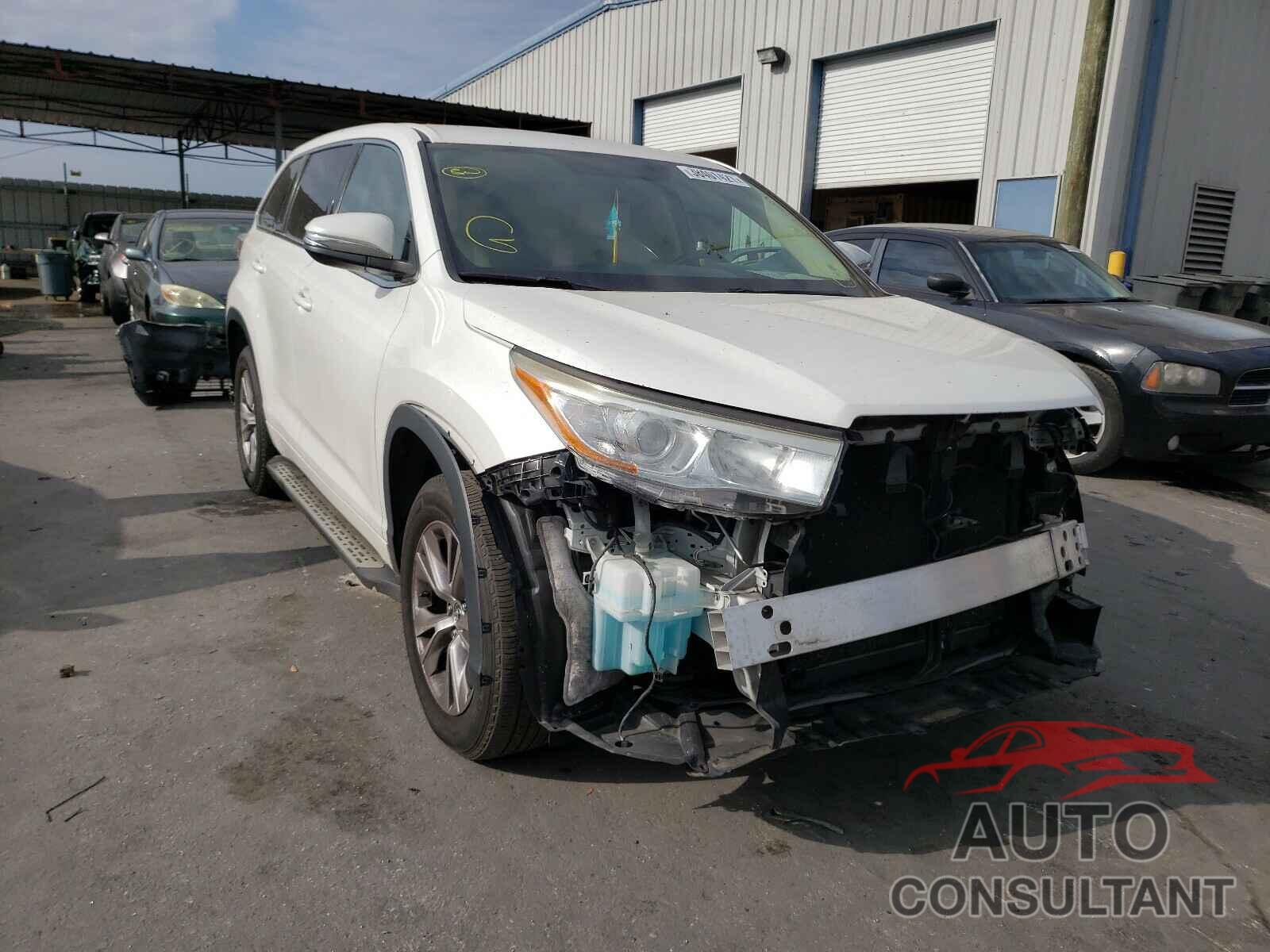 TOYOTA HIGHLANDER 2016 - 5TDZKRFH6GS130682