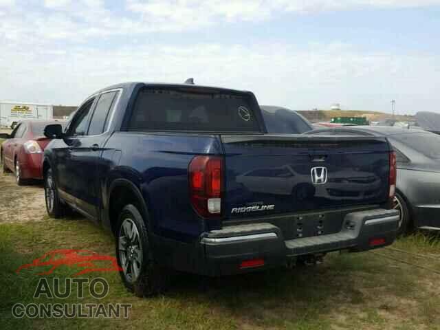 HONDA RIDGELINE 2017 - 5FPYK2F52HB003269