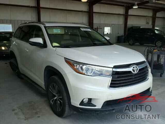 TOYOTA HIGHLANDER 2016 - 5TDKKRFH4GS166551