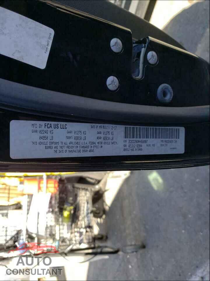 DODGE CHALLENGER 2017 - 2C3CDZAG0HH568987