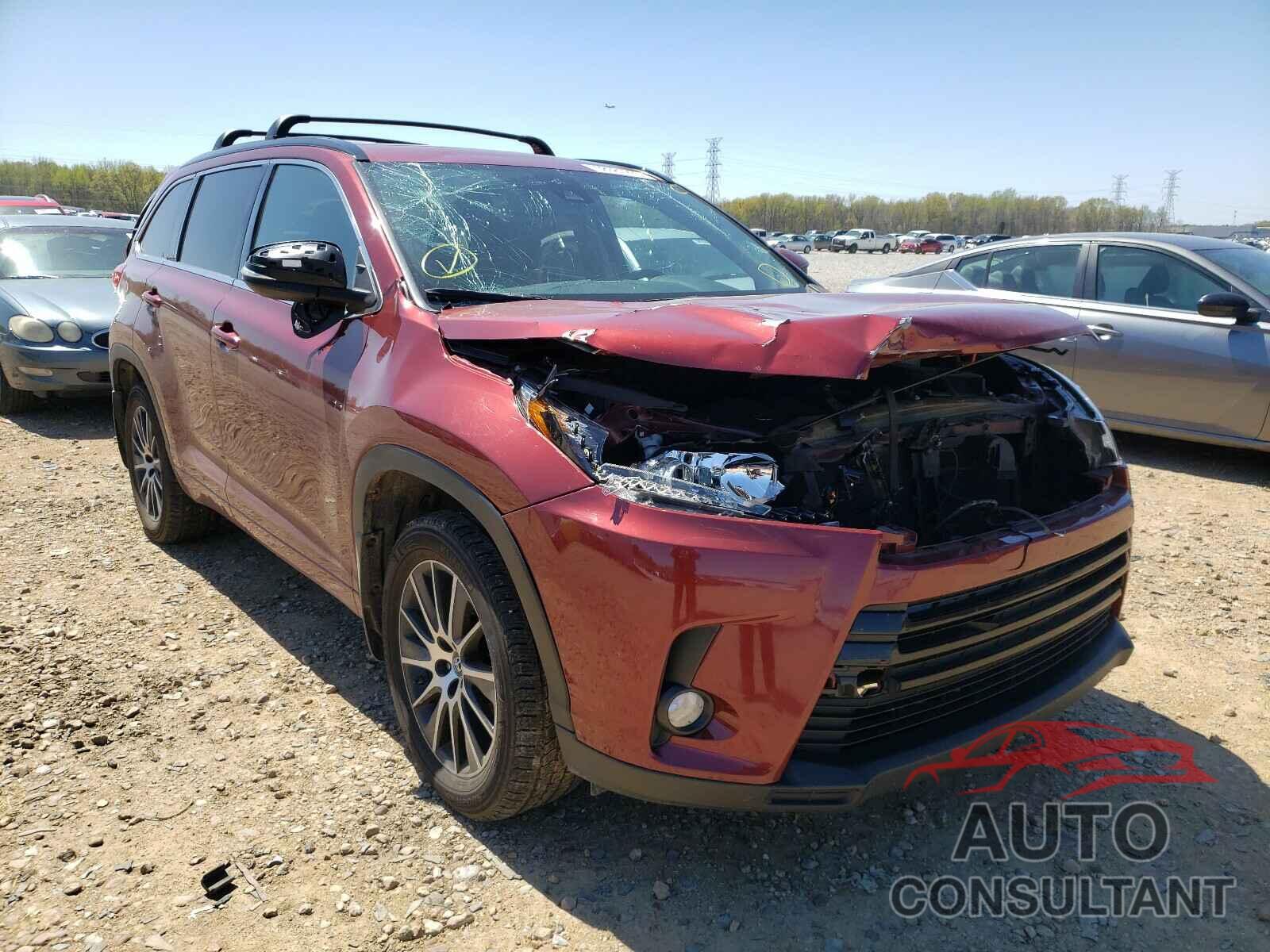 TOYOTA HIGHLANDER 2017 - 5TDJZRFH7HS446666