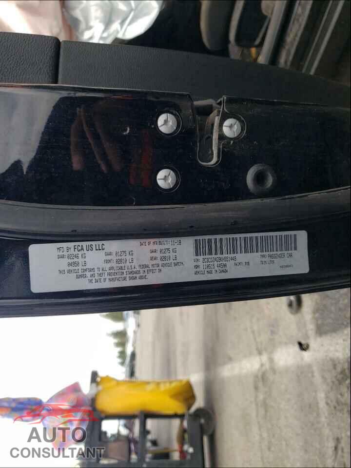 DODGE CHALLENGER 2019 - 2C3CDZAG9KH551449