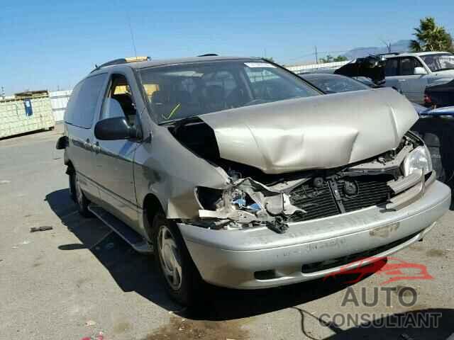 TOYOTA SIENNA 2000 - 7JRA22TK4LG039808