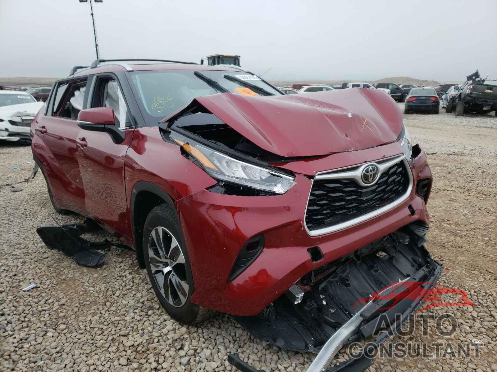TOYOTA HIGHLANDER 2020 - 5TDHZRBH6LS054856