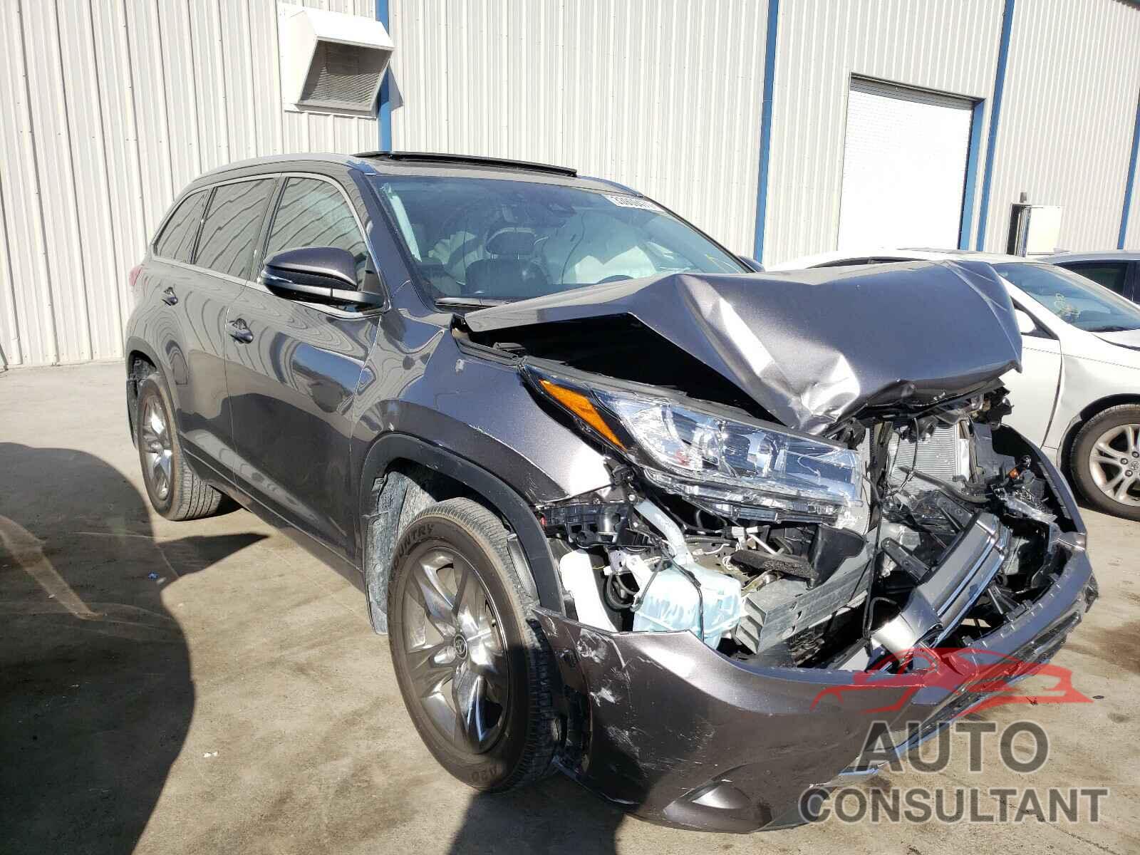 TOYOTA HIGHLANDER 2019 - 5TDDZRFH1KS747664