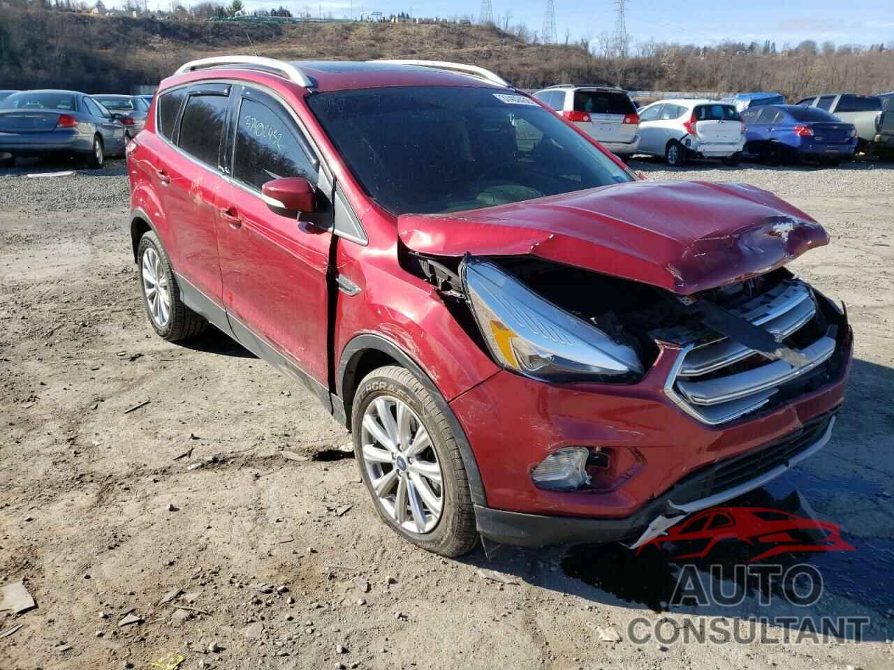 FORD ESCAPE 2017 - 1FMCU9J99HUB76628