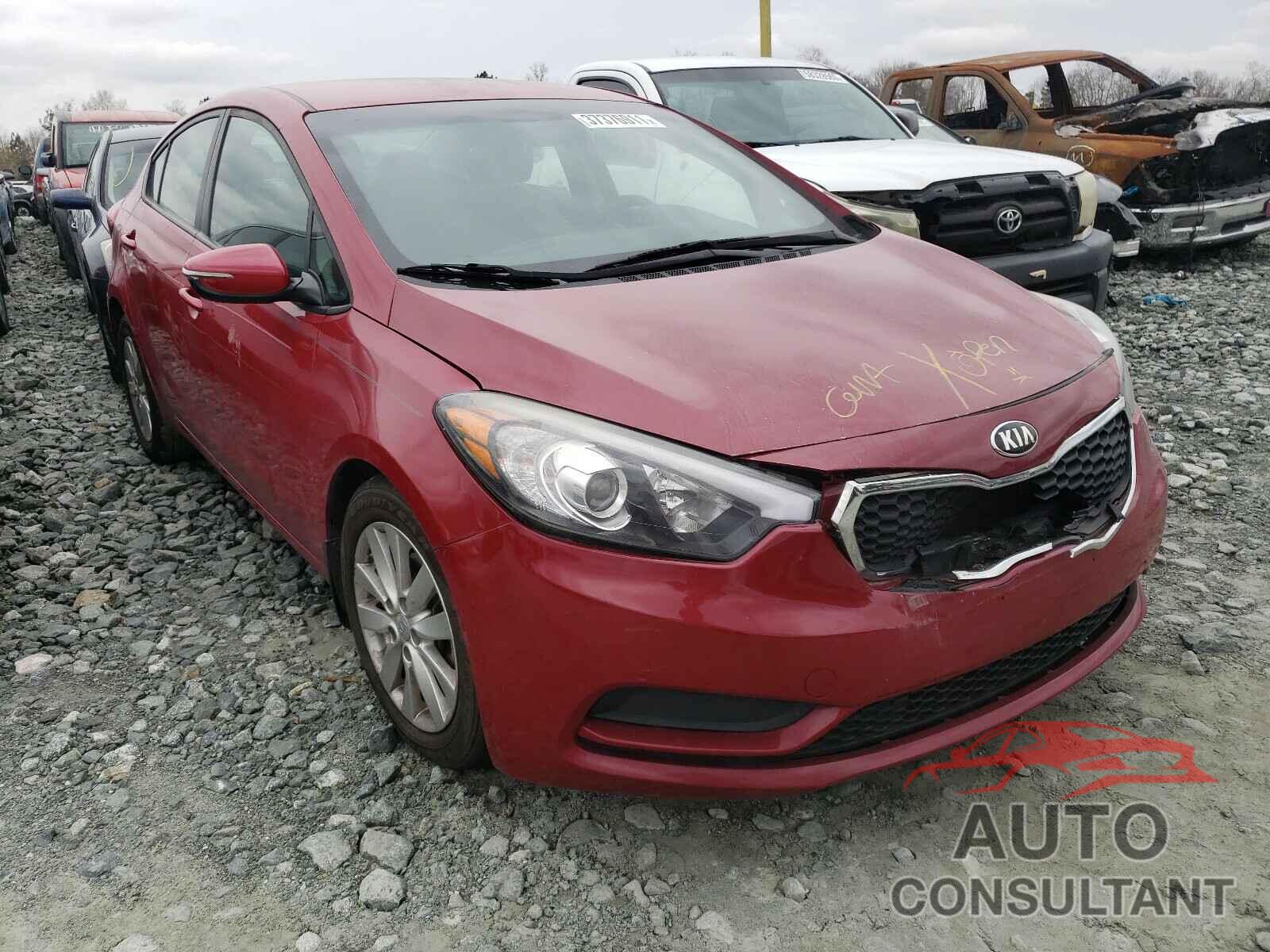 KIA FORTE 2016 - KNAFX4A68G5568622
