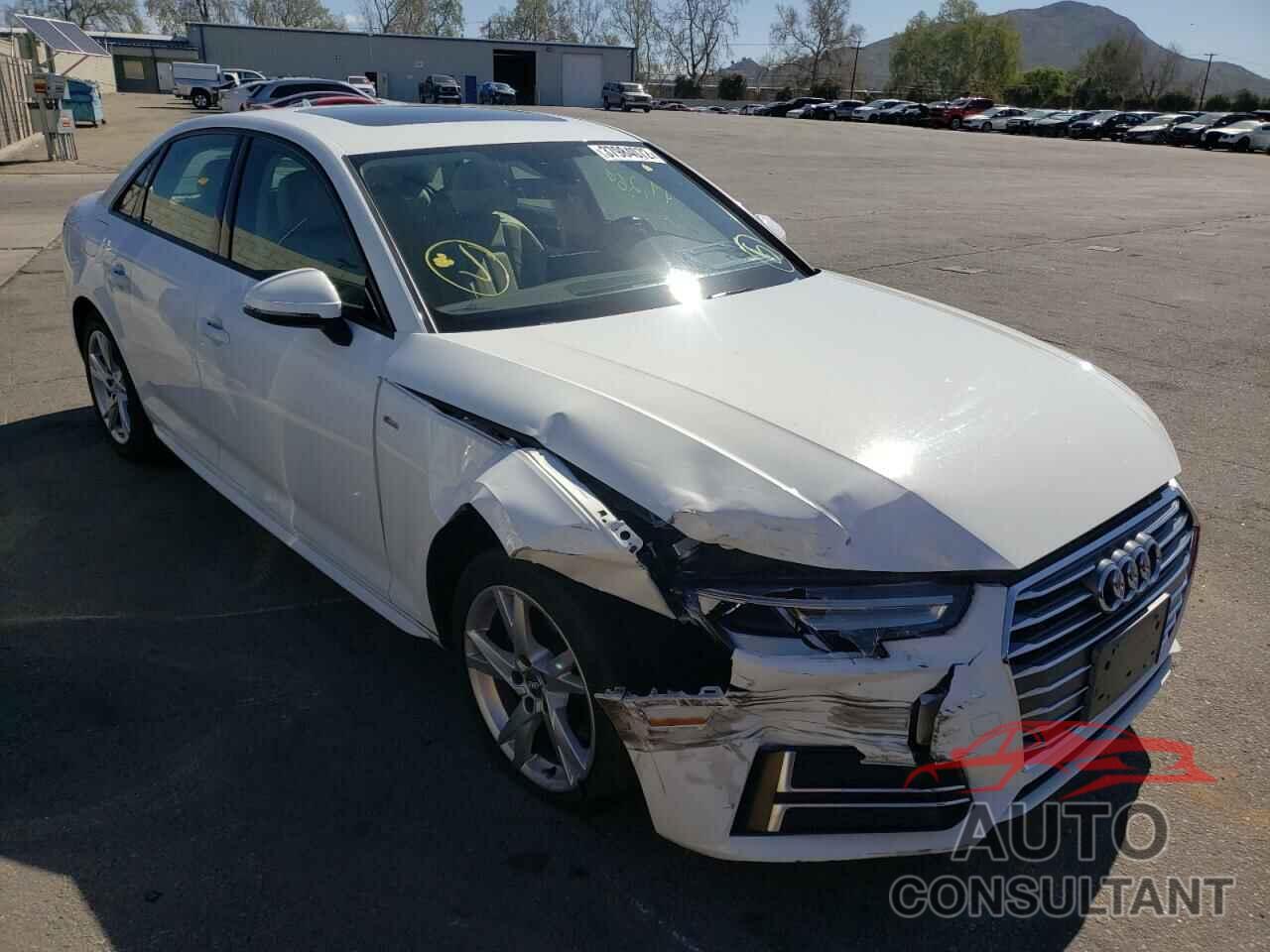 AUDI A4 2018 - WAUKMAF44JA145483