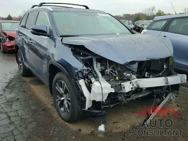 TOYOTA HIGHLANDER 2016 - 5TDJKRFH3GS268905