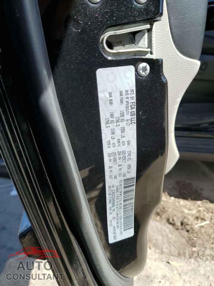 DODGE CARAVAN 2017 - 2C4RDGCG9HR806658
