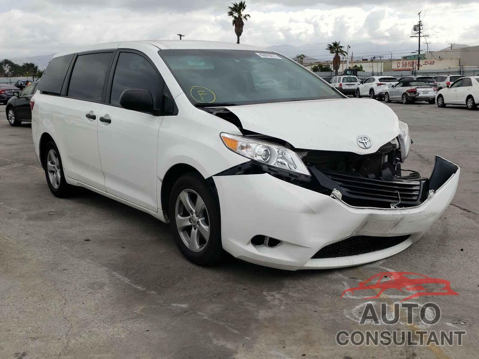 TOYOTA SIENNA 2017 - 5TDZZ3DC1HS881030