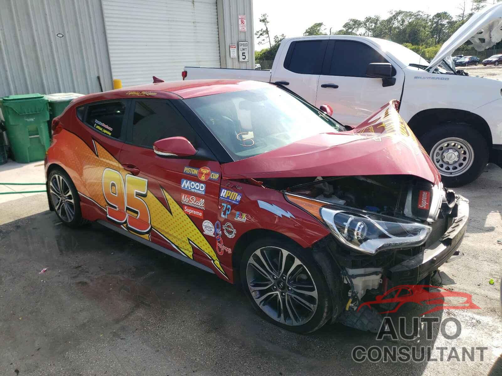 HYUNDAI VELOSTER 2016 - KMHTC6AE4GU295331