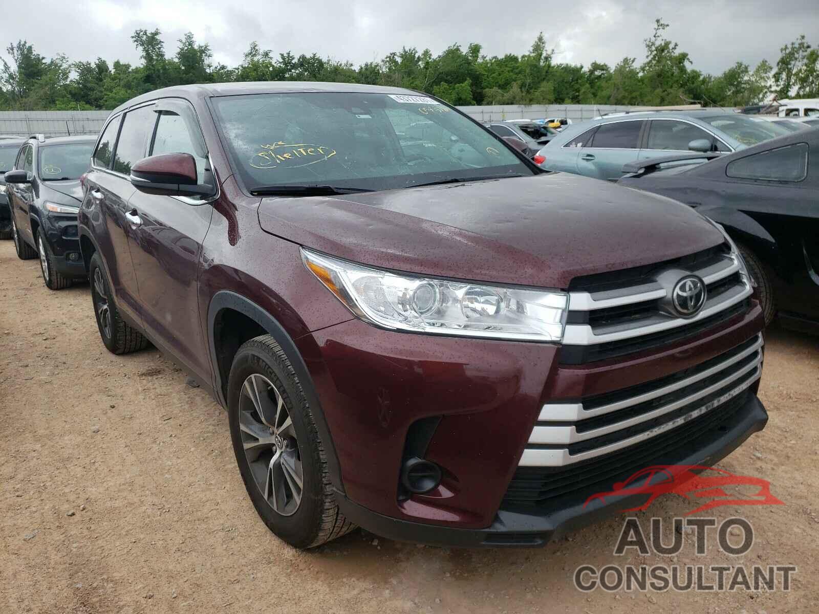 TOYOTA HIGHLANDER 2019 - 5TDZARFH0KS058518