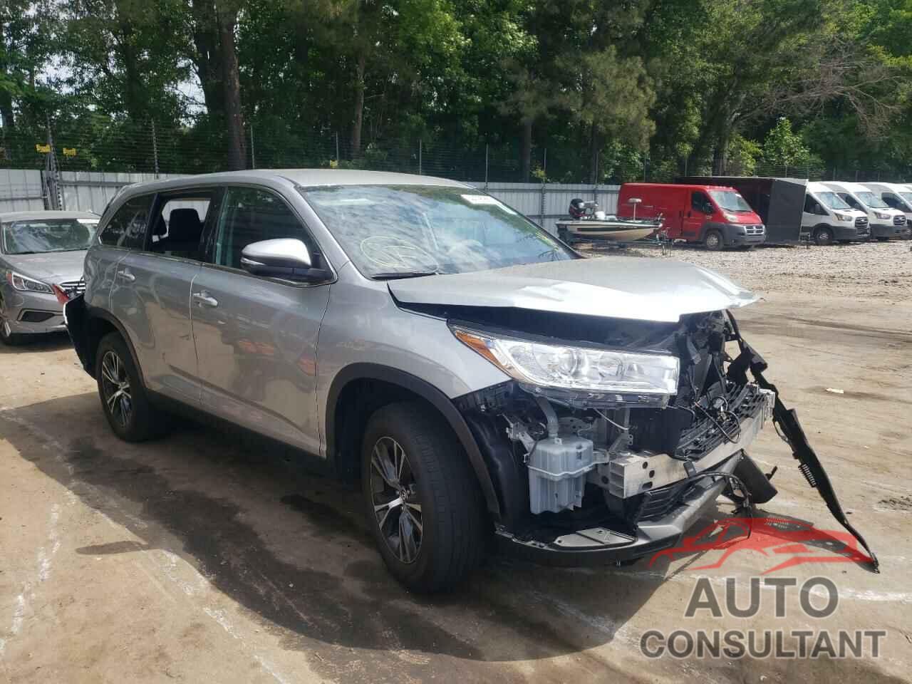 TOYOTA HIGHLANDER 2019 - 5TDZARFH5KS046655