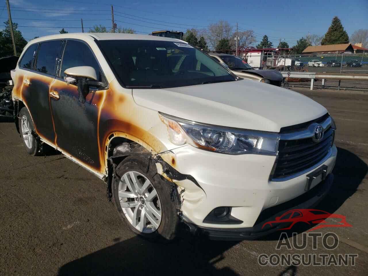 TOYOTA HIGHLANDER 2016 - 5TDBKRFH1GS286484