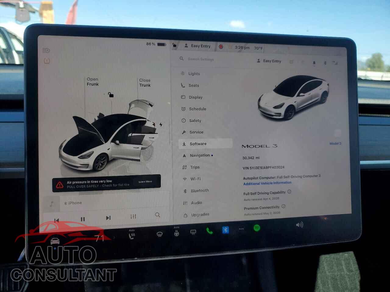 TESLA MODEL 3 2023 - 5YJ3E1EA9PF403024