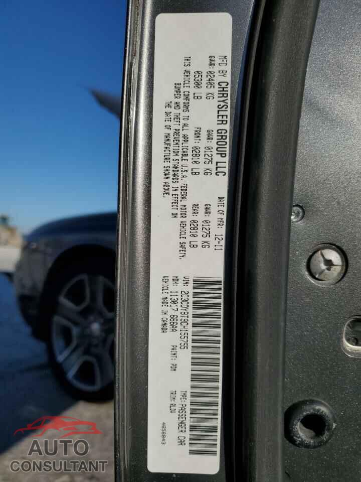 DODGE CHALLENGER 2012 - 2C3CDYBT9CH155755
