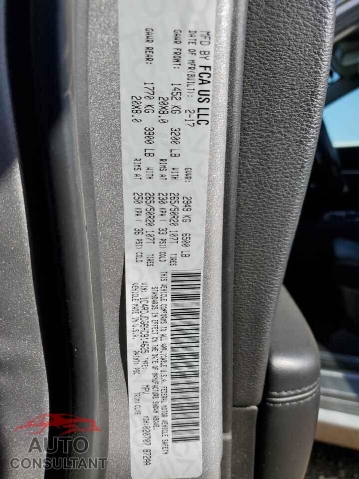 DODGE DURANGO 2017 - 1C4RDJDG6HC814625