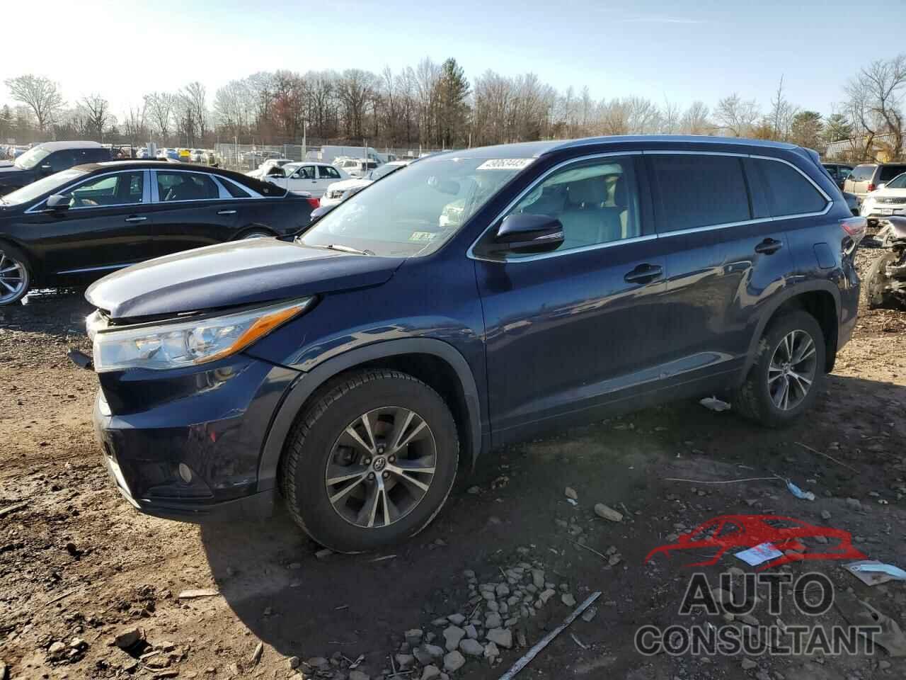 TOYOTA HIGHLANDER 2016 - 5TDJKRFH8GS311716