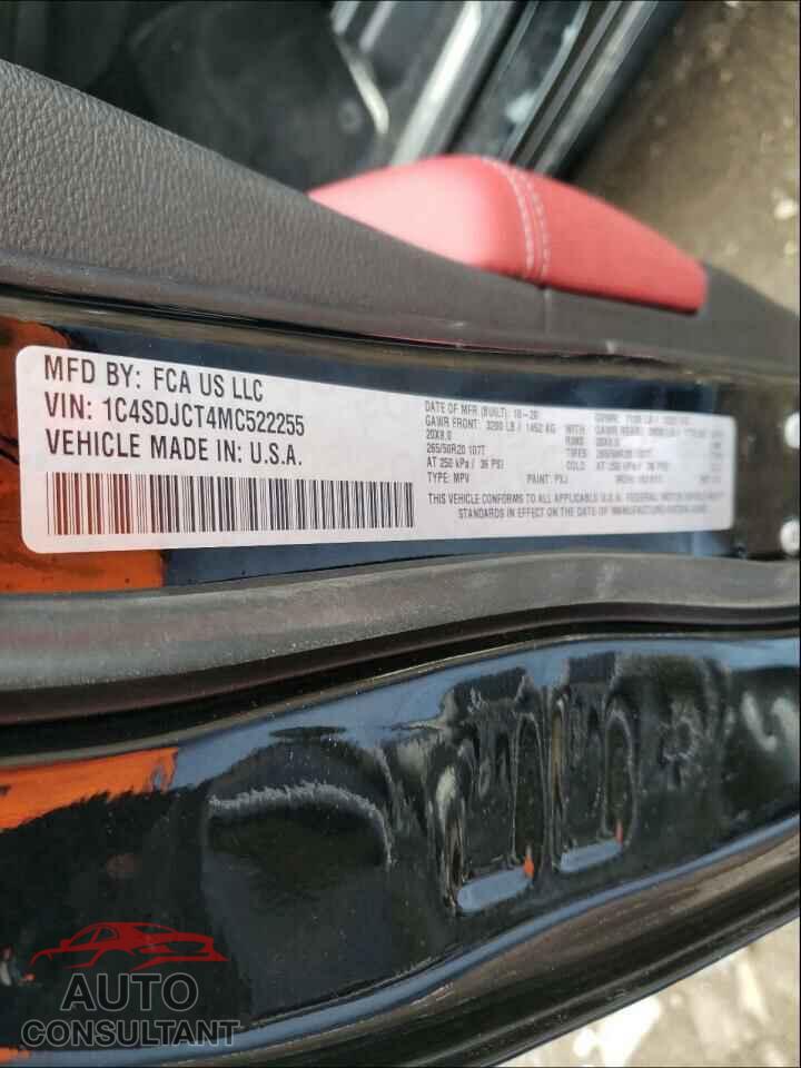 DODGE DURANGO 2021 - 1C4SDJCT4MC522255