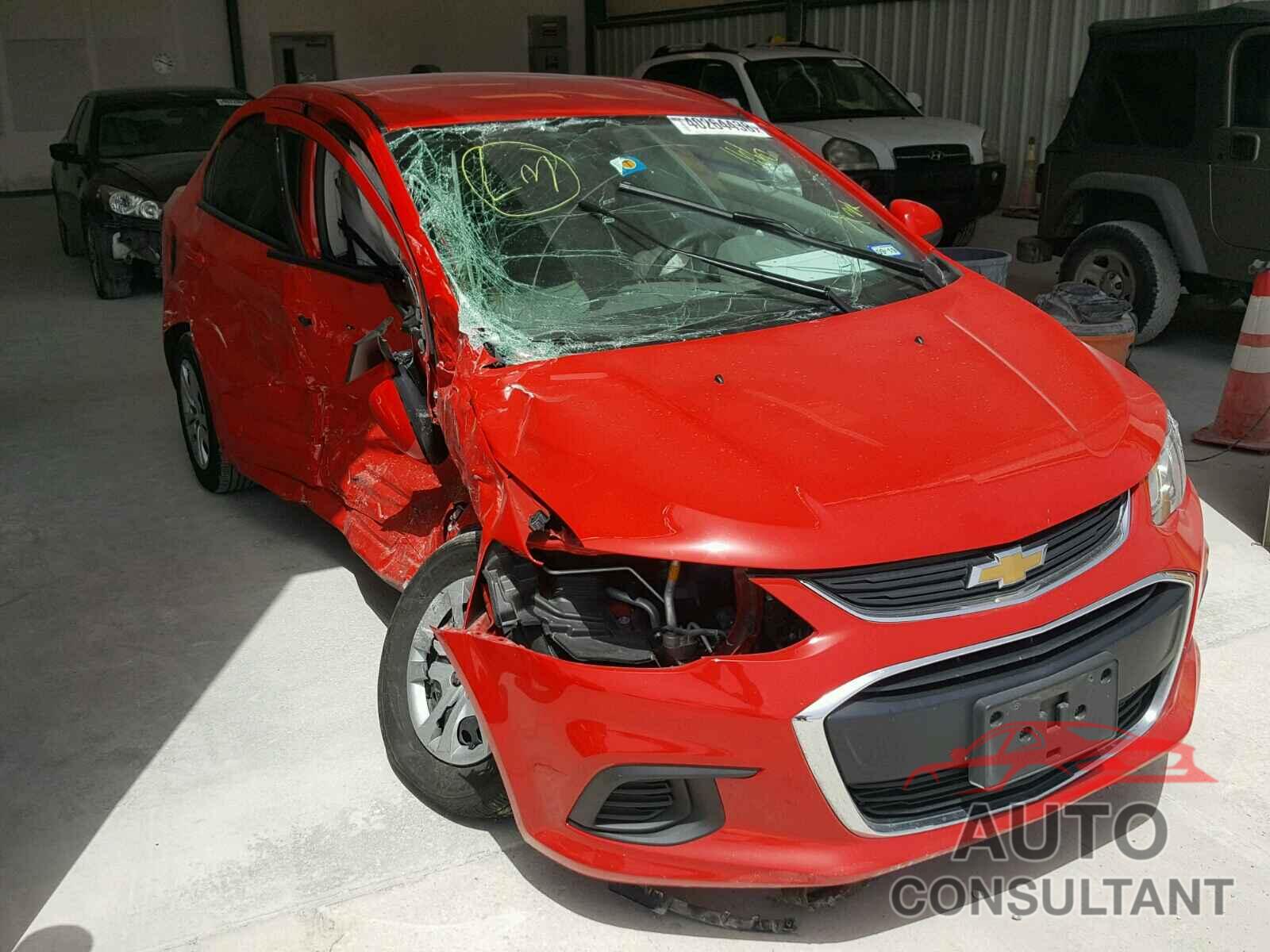 CHEVROLET SONIC 2017 - 1G1JB5SH2H4161140