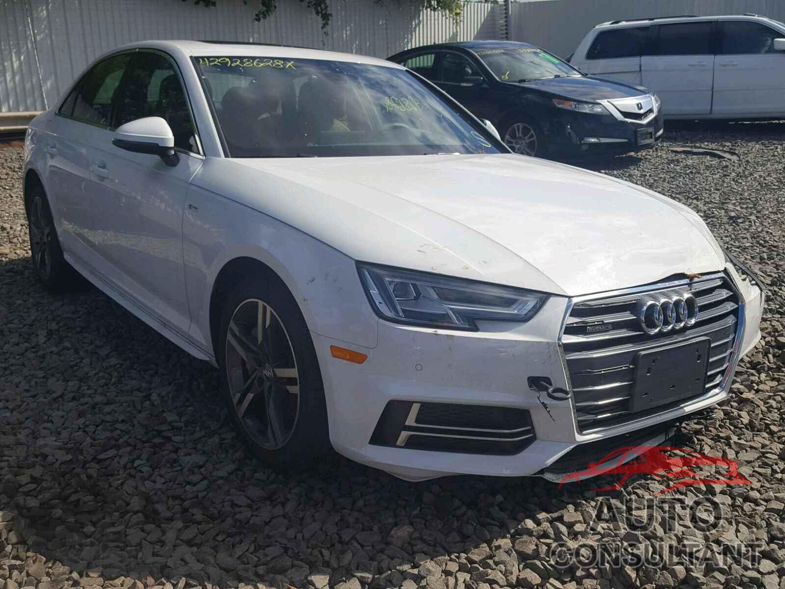 AUDI A4 2018 - WAUENAF41JA133186