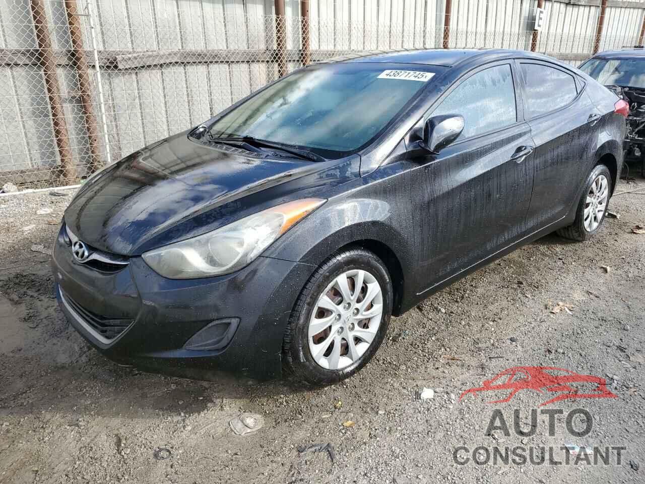 HYUNDAI ELANTRA 2012 - KMHDH4AE2CU268195