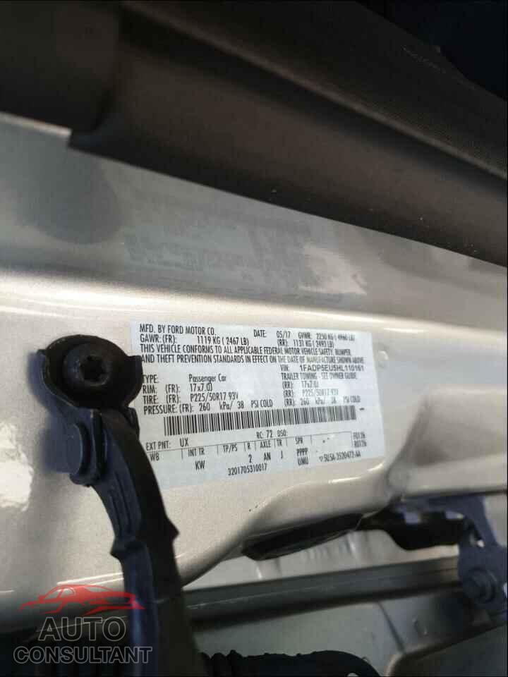 FORD CMAX 2017 - 1FADP5EU5HL110161