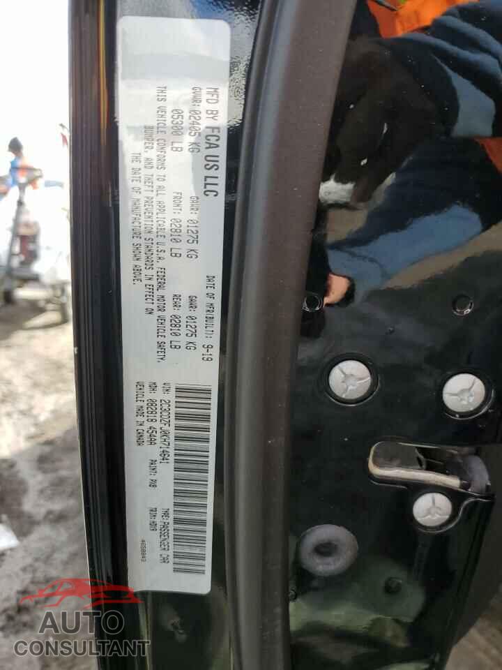 DODGE CHALLENGER 2019 - 2C3CDZFJ0KH714641
