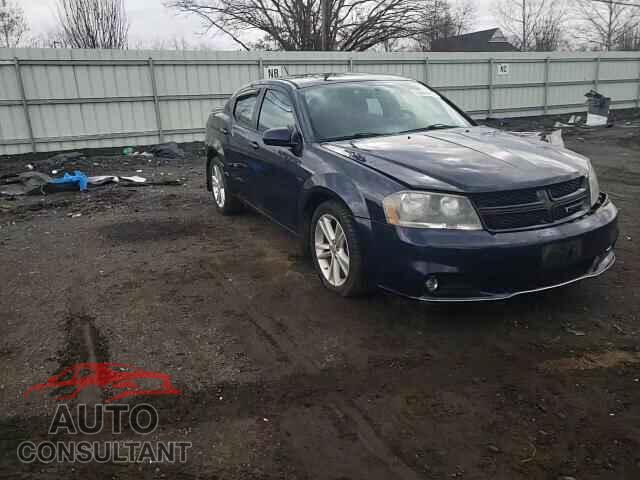 DODGE AVENGER 2013 - 1C3CDZCB1DN545091