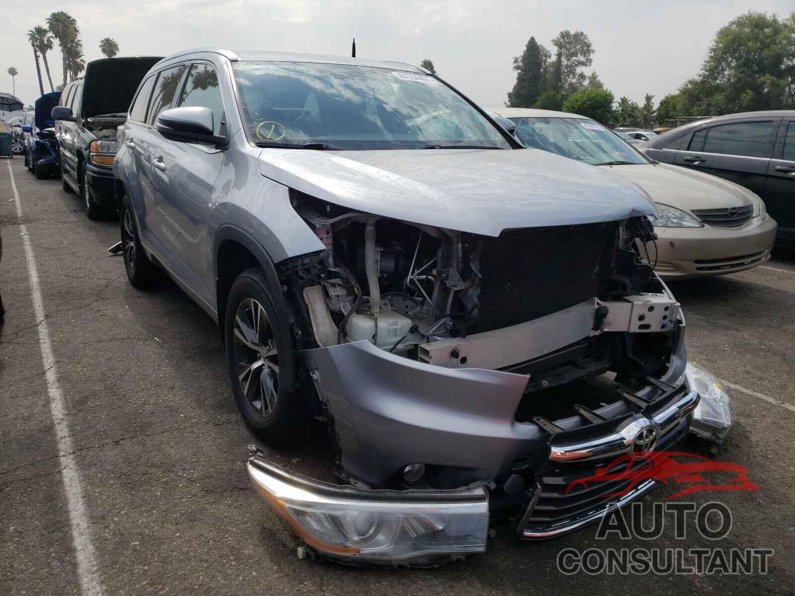 TOYOTA HIGHLANDER 2016 - 5TDJKRFHXGS503588