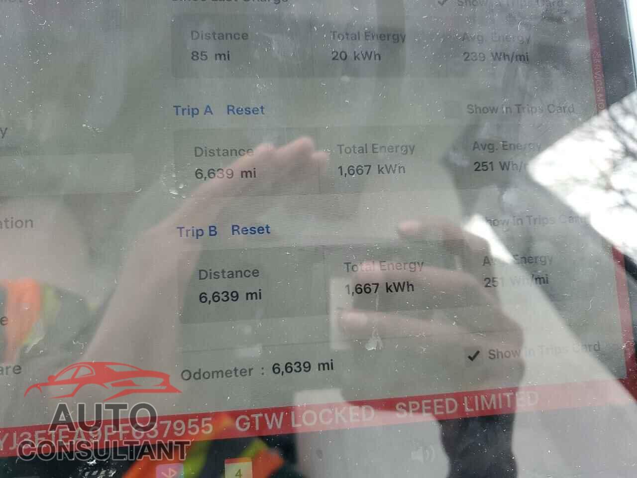 TESLA MODEL 3 2023 - 5YJ3E1EA9PF637955