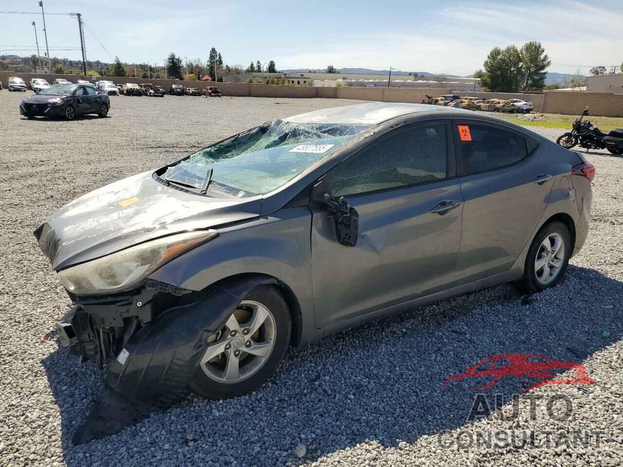 HYUNDAI ELANTRA 2014 - 5NPDH4AEXEH455444