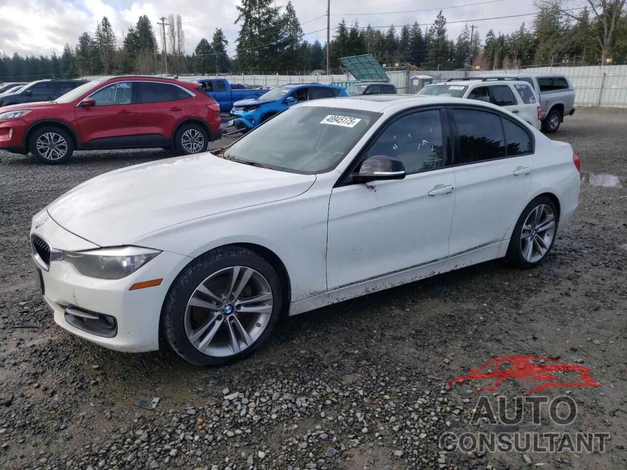 BMW 3 SERIES 2013 - WBA3C1C59DF440249