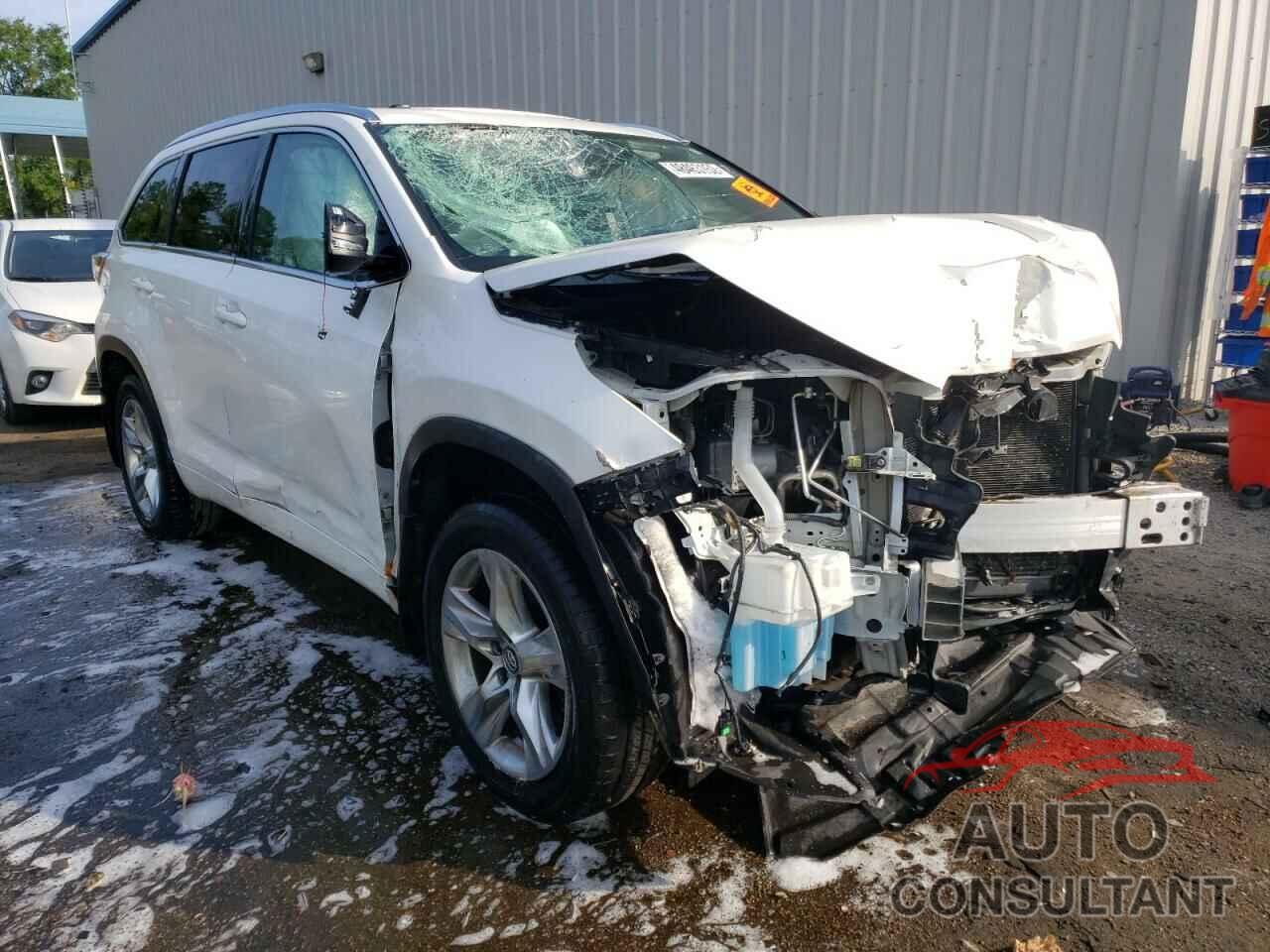 TOYOTA HIGHLANDER 2016 - 5TDYKRFH0GS147490