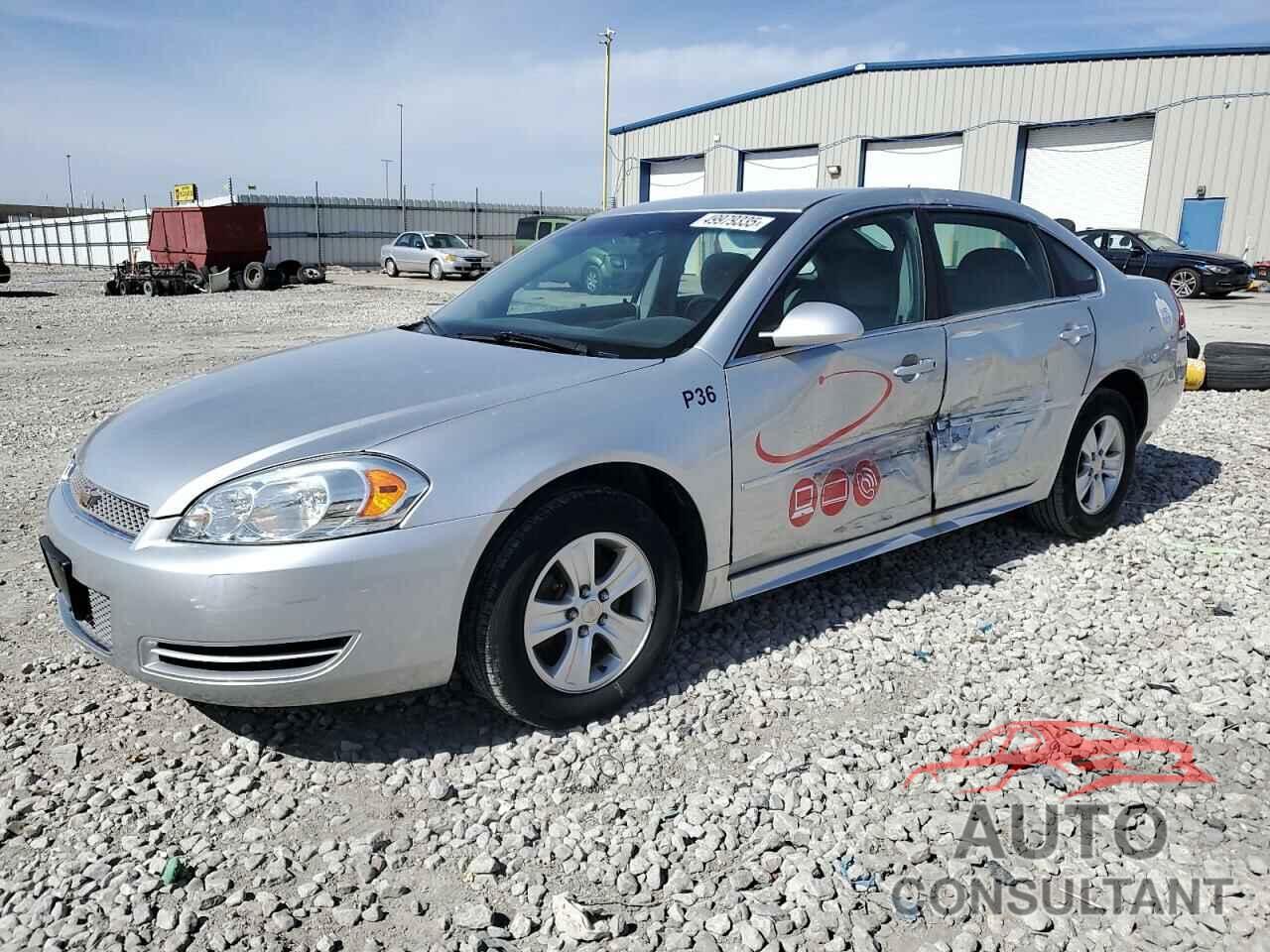 CHEVROLET IMPALA 2012 - 2G1WF5E32C1167602