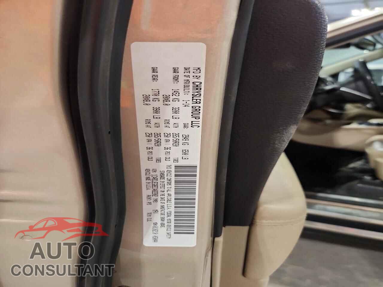 DODGE DURANGO 2014 - 1C4RDJEG8EC402202