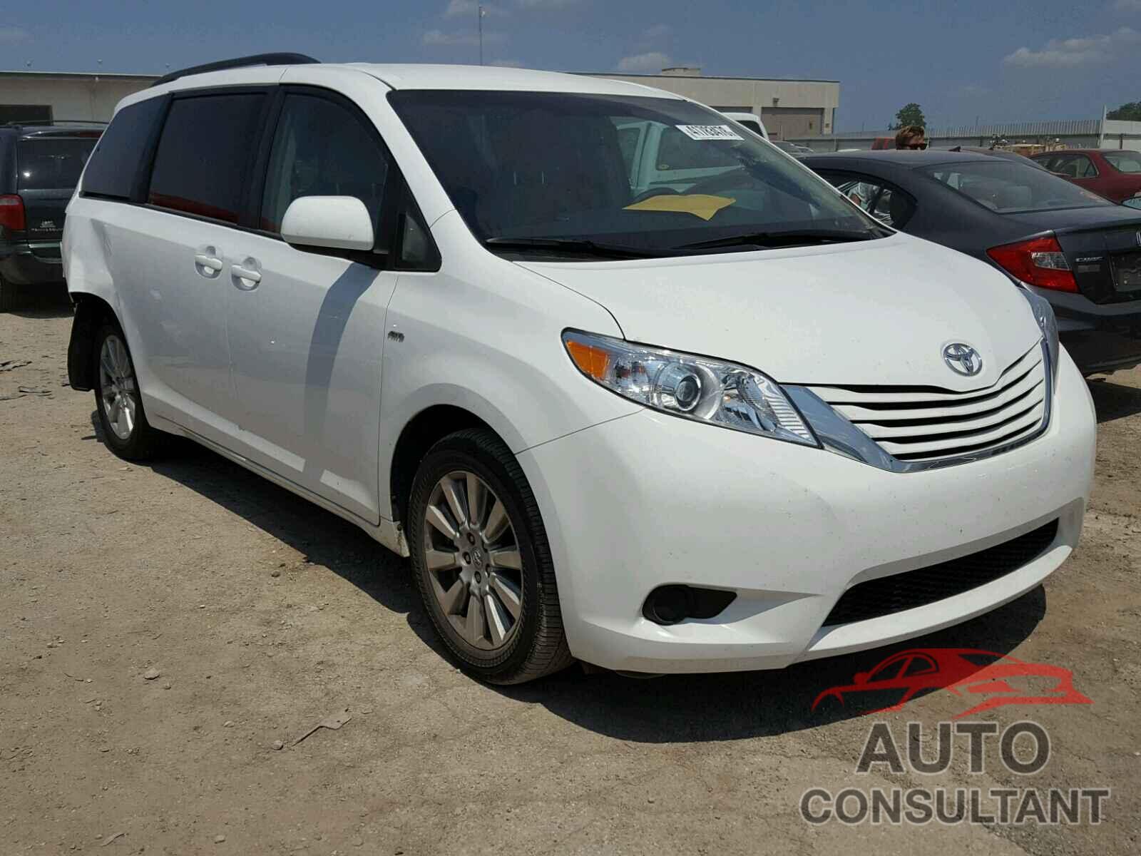 TOYOTA SIENNA LE 2017 - 5TDJZ3DC4HS157197