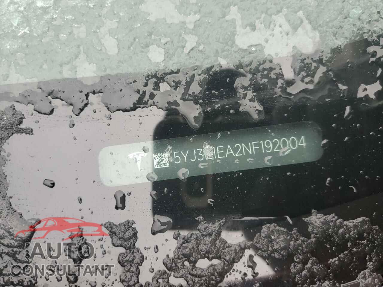 TESLA MODEL 3 2022 - 5YJ3E1EA2NF192004