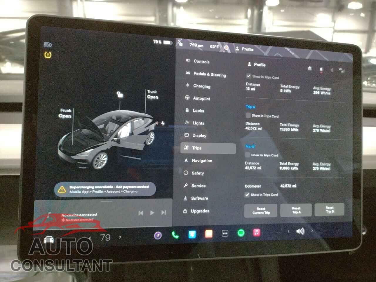 TESLA MODEL 3 2021 - 5YJ3E1EA5MF849909