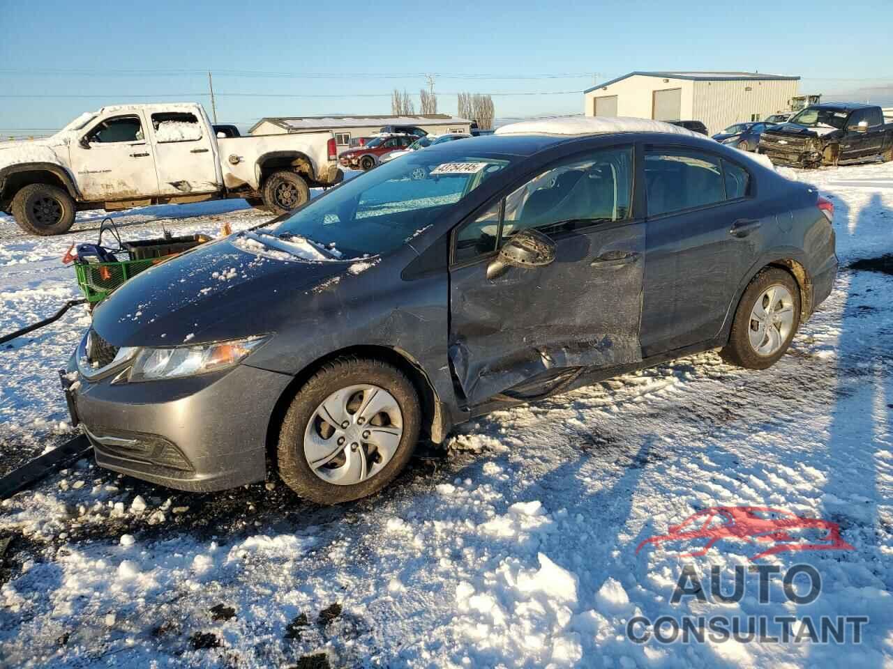 HONDA CIVIC 2013 - 19XFB2F59DE290657