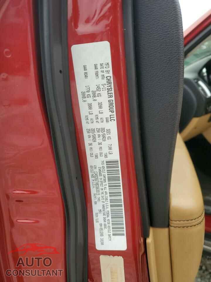 DODGE DURANGO 2011 - 1D4SD5GTXBC663915