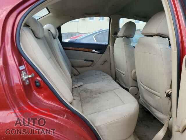 CHEVROLET AVEO 2011 - KL1TD5DE3BB150641