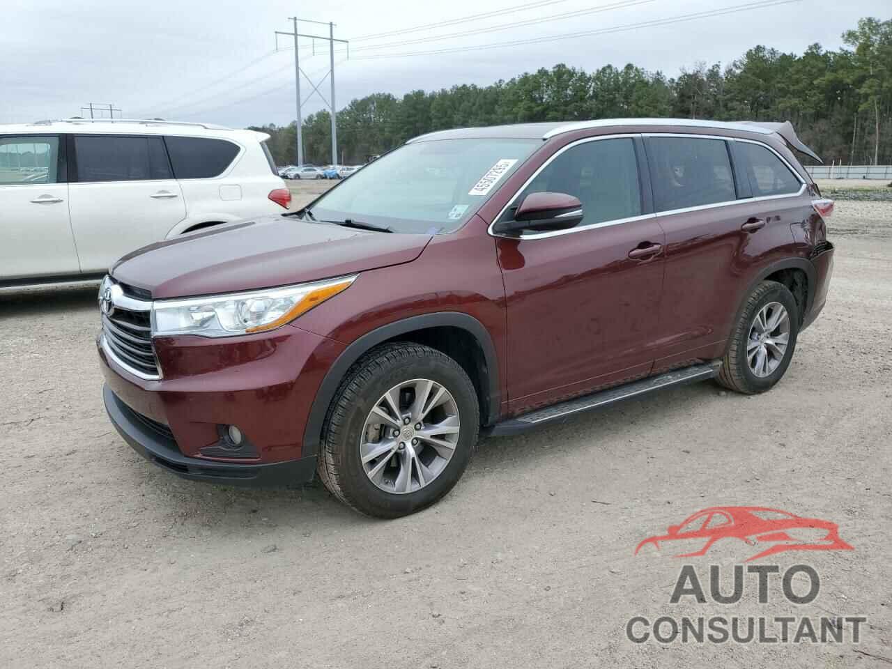 TOYOTA HIGHLANDER 2015 - 5TDKKRFHXFS038958
