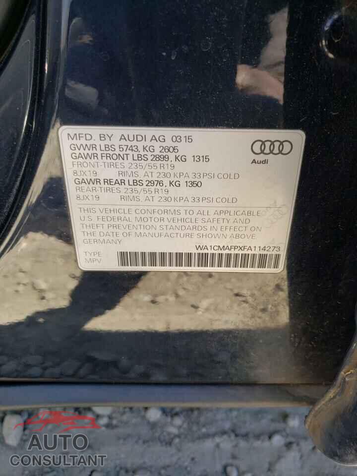 AUDI Q5 2015 - WA1CMAFPXFA114273