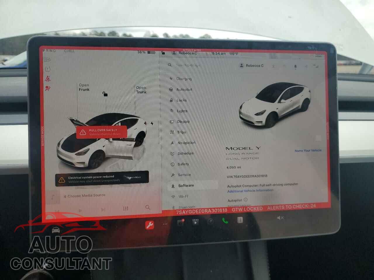 TESLA MODEL Y 2024 - 7SAYGDEE0RA301618