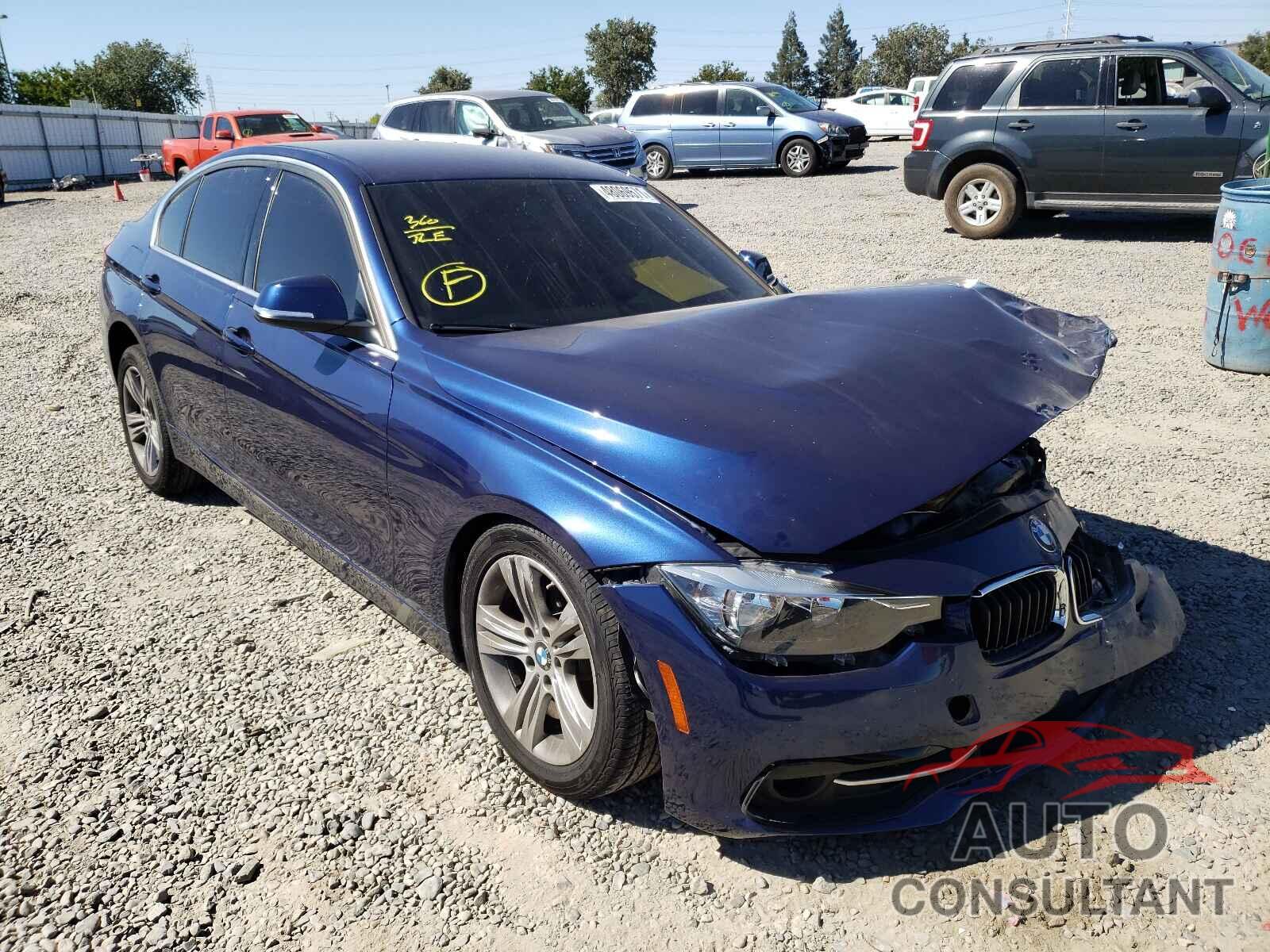 BMW 3 SERIES 2017 - WBA8B9G33HNU55924