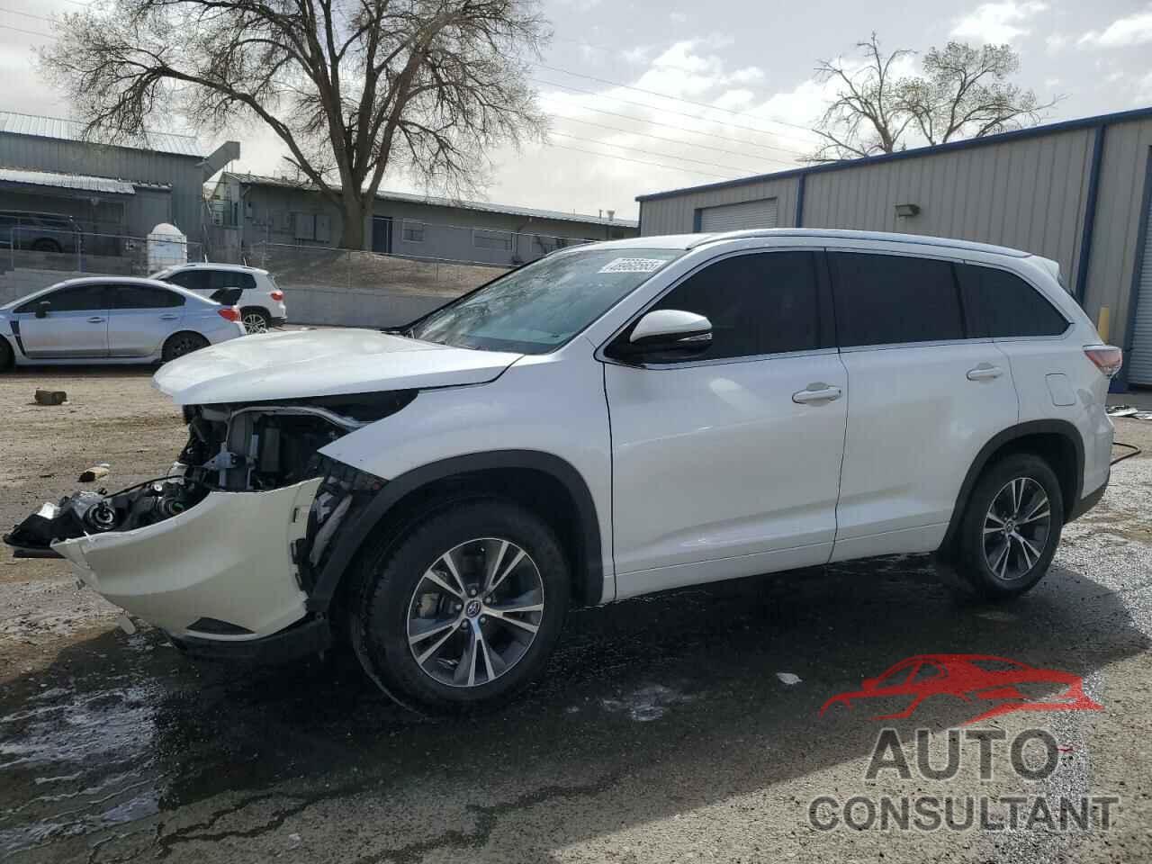 TOYOTA HIGHLANDER 2016 - 5TDKKRFH7GS175504