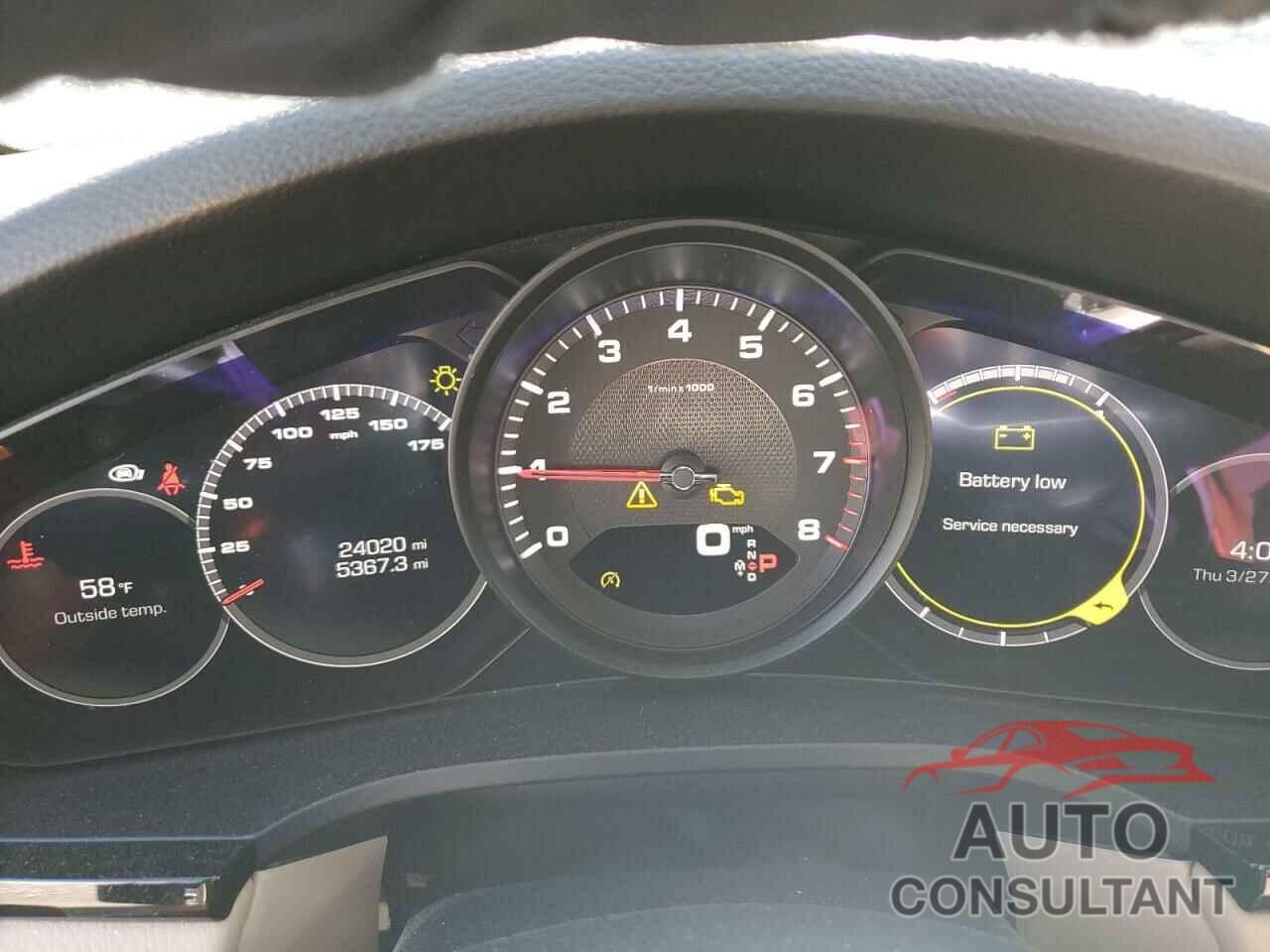PORSCHE CAYENNE 2019 - WP1AA2AY2KDA19287